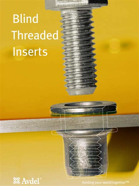 threaded nut inserts for sheet metal|screw thread inserts for metal.